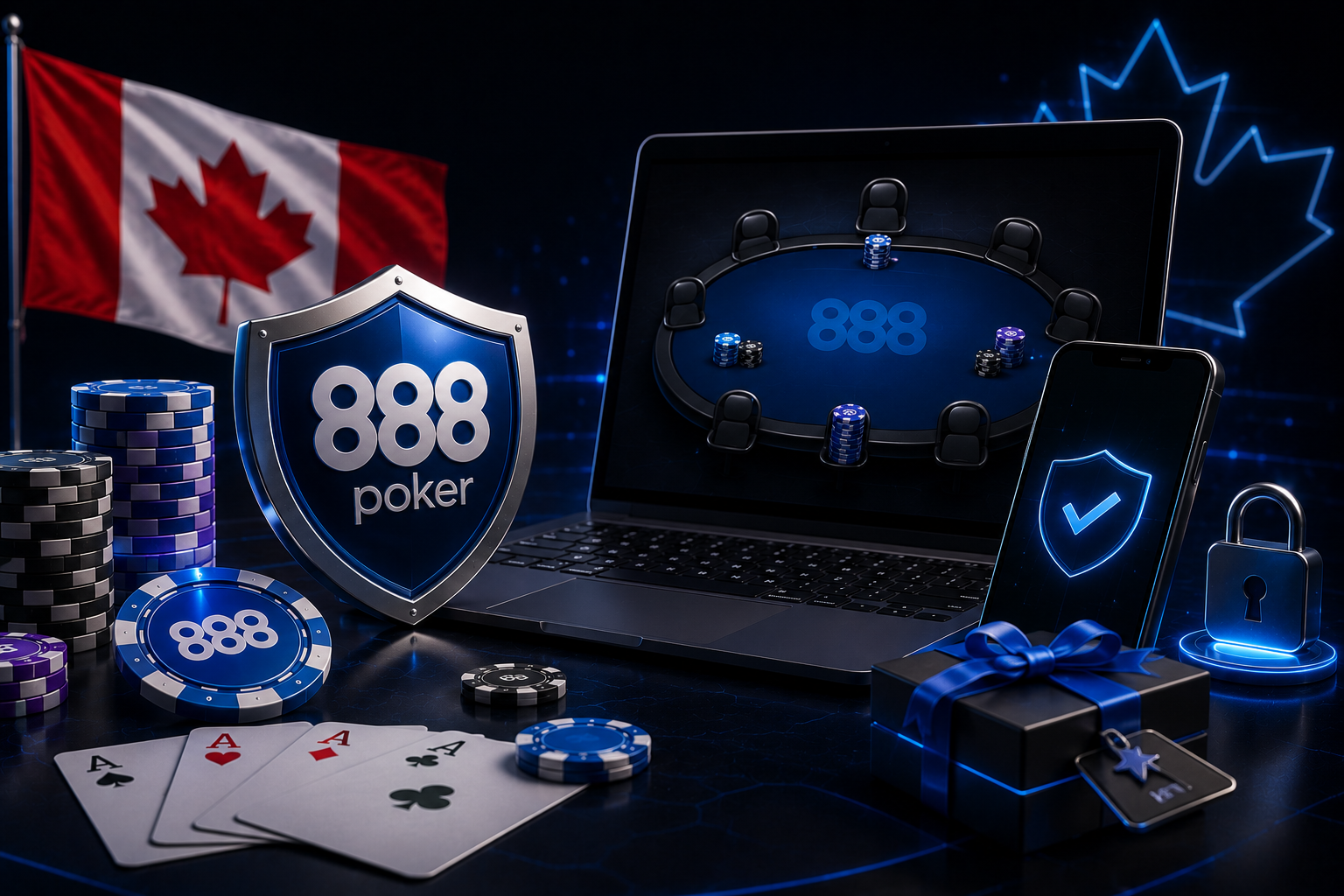 888 Poker Canada bonus policy overview