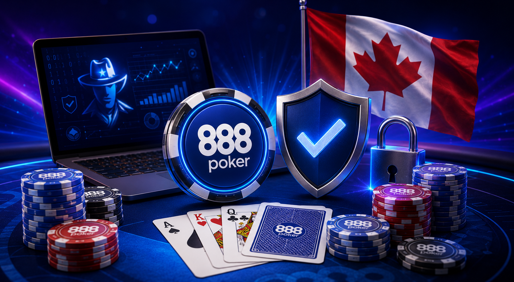 888 Poker Canada fair play and game security